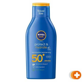 Nivea sun protect & hydrate travelsize zonnemelk spf50+