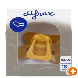 Fopspeen dental 18+ maanden - yellow/ honey