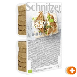 Schnitzer organic bread 'n toast bruin