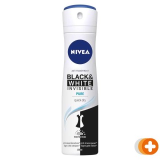Nivea black & white invisible pure deodorant spray
