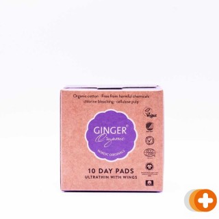 Ginger organic maandverband ultradun