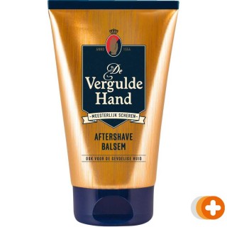 Vergulde hand aftershave balsem