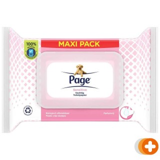 Page maxi pack vochtig toiletpapier sensitive