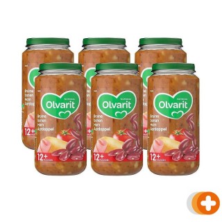Olvarit 12m+ bruine bonen ham aardappel