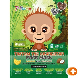 7th heaven gezichtsmasker orang-oetan banaan & kokos