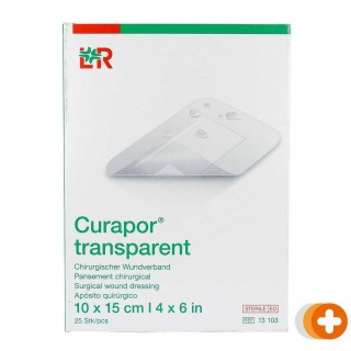 Lohmann & rauscher curapor transparent wondverband 10x15cm