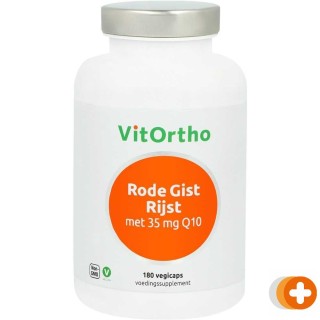 Vitortho rode gist rijst formule met 35mg q10 180vcp