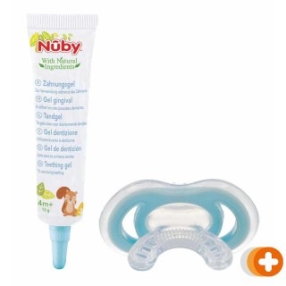 Nuby tandgel + gum-eez bijtspeeltje