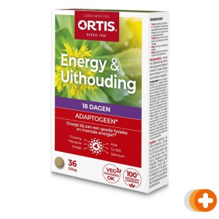 Ortis energy & uithouding tabletten