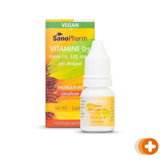Sanopharm emulsan vitamine d3 vegan druppels
