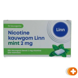 Linn nicotine kauwgom mint 2mg