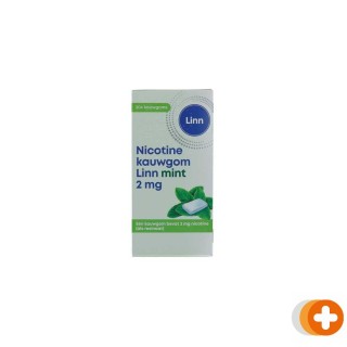 Linn nicotine kauwgom mint 2mg
