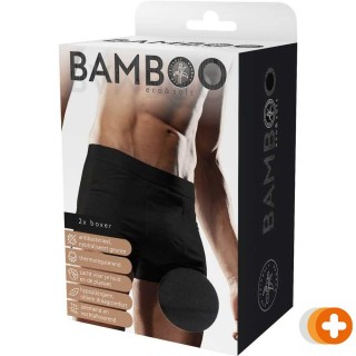Bamboo men's original boxer zwart s