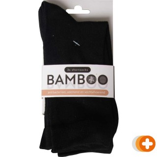 Bamboo airco sokken zwart 43-47