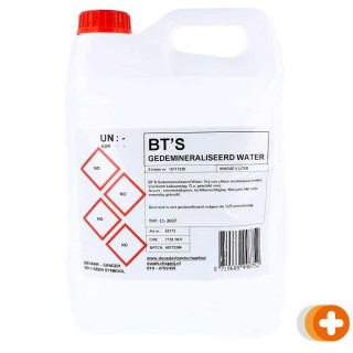Bts gedeminieraliseerd water