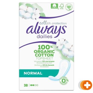 Always cotton protection inlegkruisjes normal