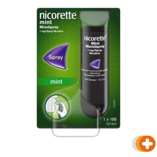 Nicorette mondspray 1mg mint