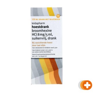 Leidapharm hoestdrank broomhexine hci 8mg/5ml suikervrij