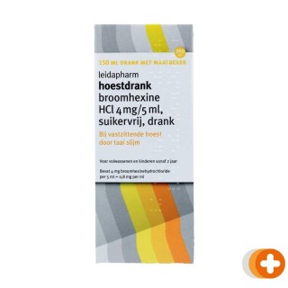 Leidapharm hoestdrank broomhexine hci 4mg/5ml suikervrij
