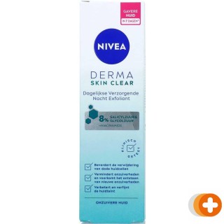 Nivea derma skin clear nacht exfoliant