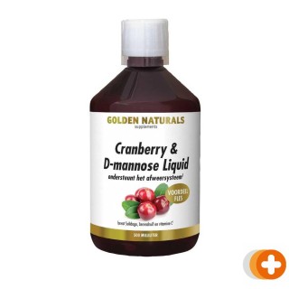 Golden naturals cranberry & d-mannose liquid