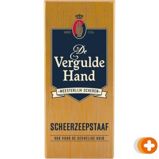 Vergulde hand scheerzeepstaaf
