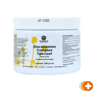 De groene os glucosamine complex speciaal poeder voor hond en kat