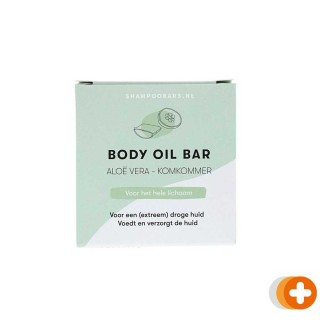 Shampoo bars body oil zeep aloe vera & komkommer