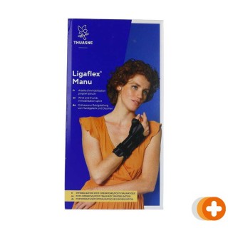 Thuasne ligaflex manu pols duim links zwart maat 3