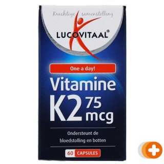 Lucovitaal vitamine k2 75 mcg capsules