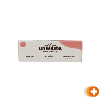 Unwaste giftset coffee shampoo: zeep the refreshing one, scrubzeep the mad one en shampoobar the fearless one
