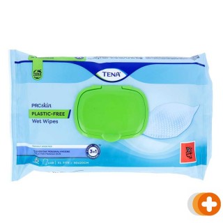 Tena proskin plastic-free wet wipes