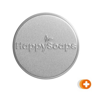 Happysoaps happy bar bewaar- en reisblikje rond