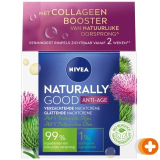 Nivea naturally good anti-age nachtcrème