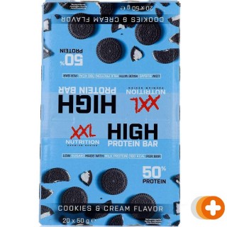 Xxl nutrition high protein bar cookies & cream