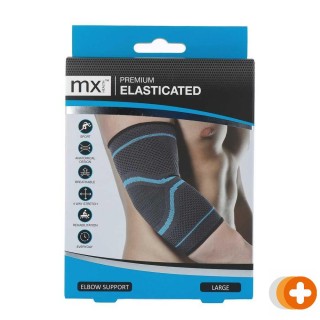 Mx premium elasticated elbow support l