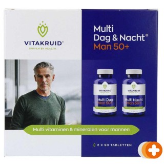 Vitakruid multi dag & nacht man 50+