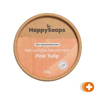 Happysoaps natuurlijke deodorant - pink tulip