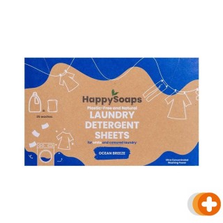 Happysoaps laundry sheets - gekleurde en witte was