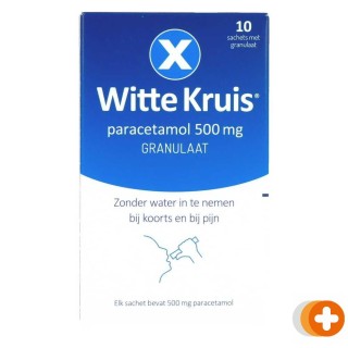 Witte kruis paracetamol 500mg granulaat