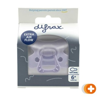 Difrax fopspeen natural 6+ m se lilac amethyst