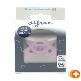 Difrax fopspeen natural 0-6 m se rose quartz