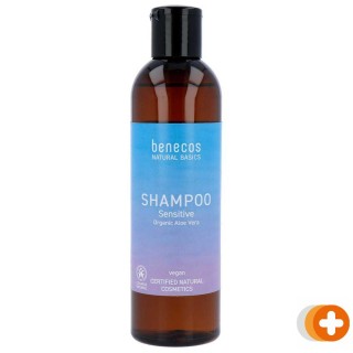 Benecos natural basics shampoo sensitive organic aloe vera juice