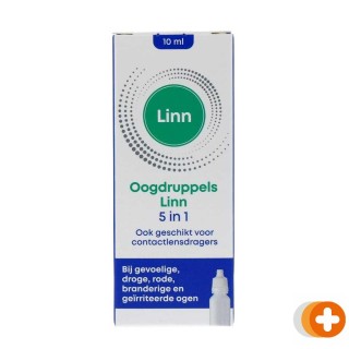 Linn oogdruppels 5 in 1 hyaluronzuur & euphrasia officinalis