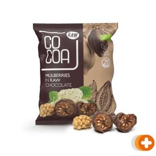 Cocoa biologische chocolade moerbeien