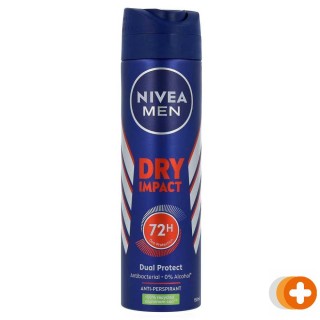 Nivea men dry impact deodorant spray