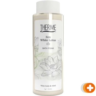Therme zen white lotus bath foam
