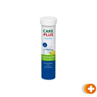 Care plus carbohydrate electrolyte bruistablet lemon/lime