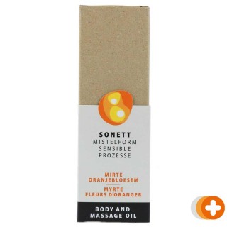 Sonett mistelform lichaams- en massageolie mirte & oranjebloesem
