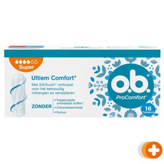 O.b. procomfort tampons super